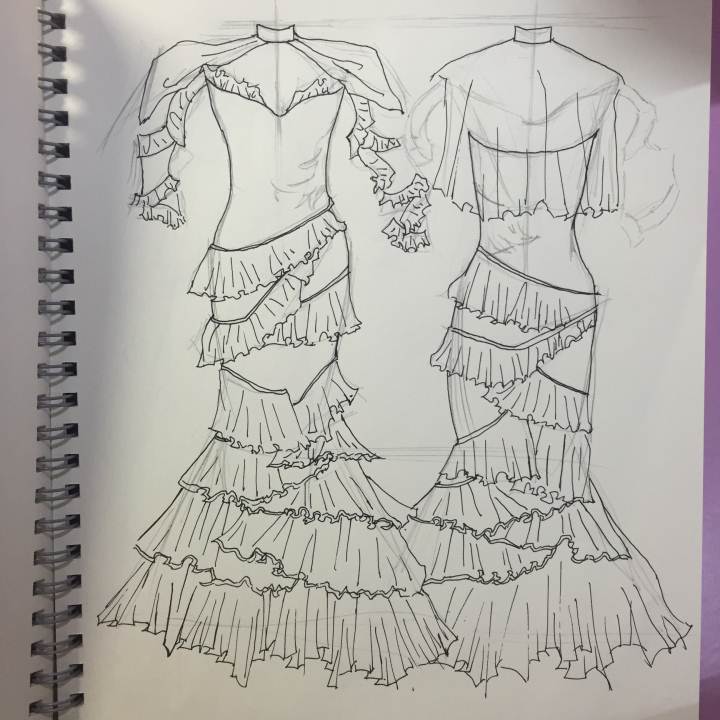 服裝款式圖中的針紡織品 設計、工藝與趨勢的交融